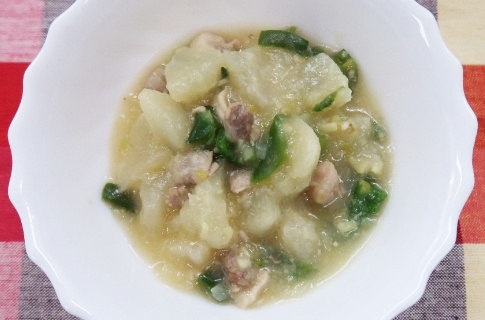 大根の鶏みそ煮あんかけ